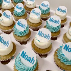 Mini Logo Print Cupcakes