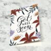 Get well Soon earthy floral Card