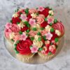 Valentine Flower Cupcake Cake